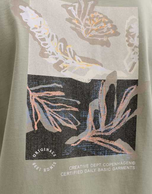 Jack & Jones – T-shirt w kolorze trawy morskiej, 4 z 7