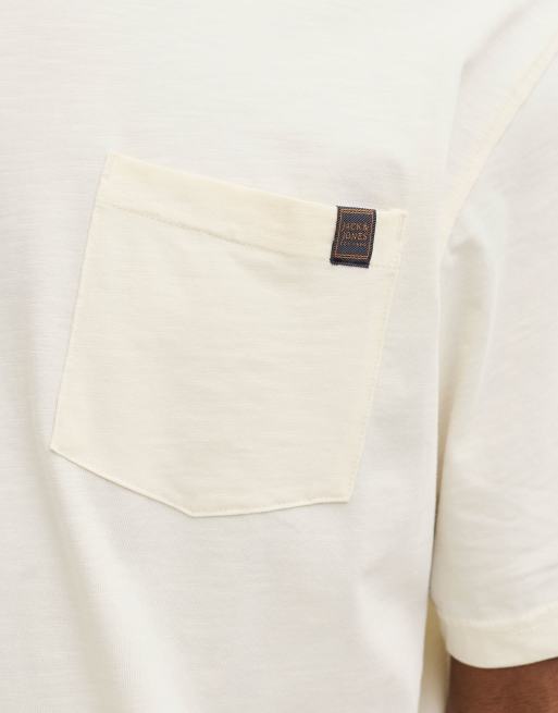 Jack & Jones – T-shirt w kolorze złamanej bieli, 4 z 7