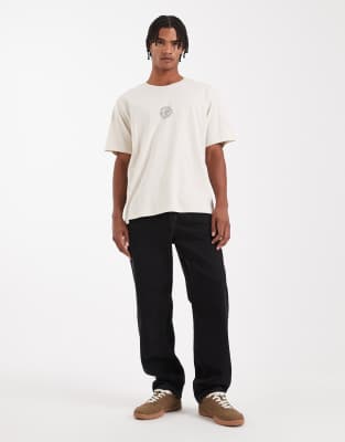 Jack & Jones T-shirt With Celestial Back Print In White