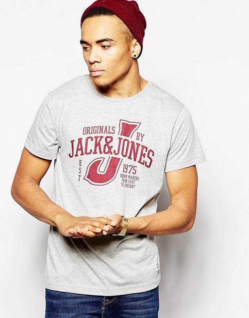 Jack & Jones T-Shirt with Originals Jack & Jones Print.