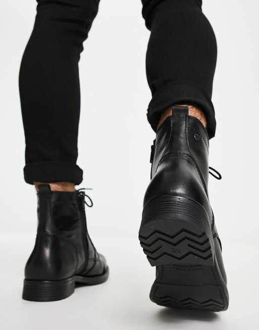 Jack & Jones tall boot in black, 2 of 4