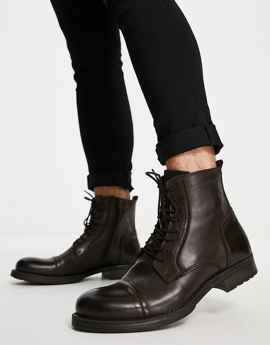 tall boot in brown