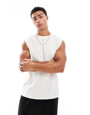 Jack & Jones Tank Top With Palm Back Print