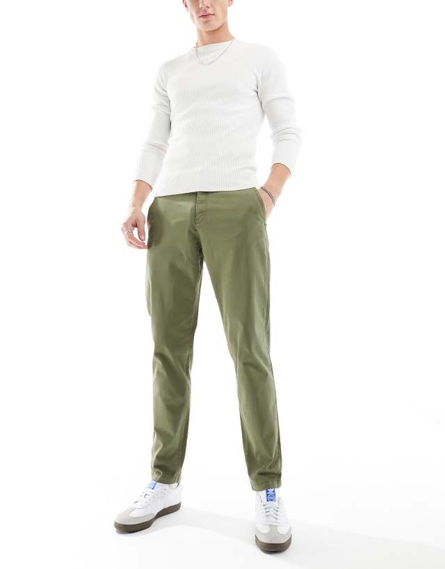 Jack & Jones - tapered chino in khaki