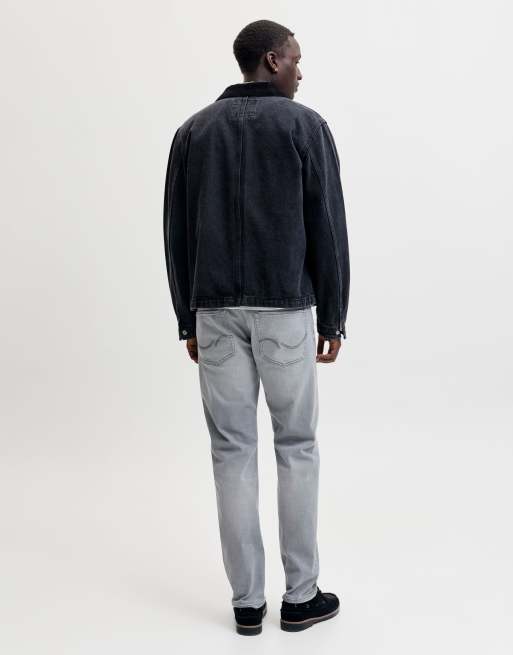 Jack & Jones Tapered fit jeans in grey denim, 2 of 7