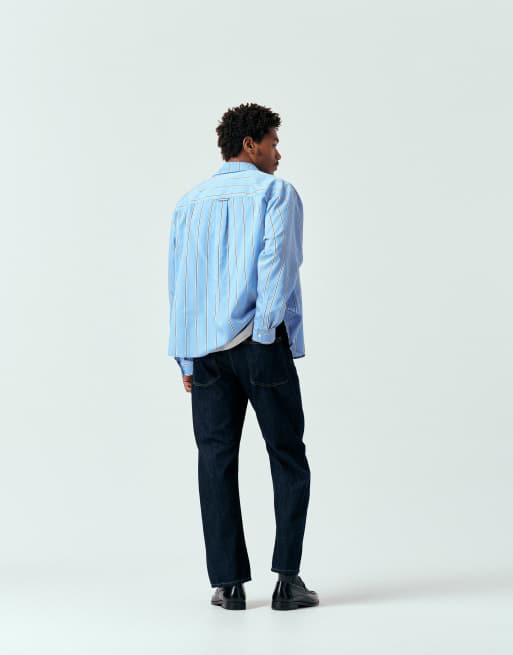 Jack & Jones – Ted – Ciemnoniebieskie luźne jeansy z prostymi nogawkami, 3 z 5