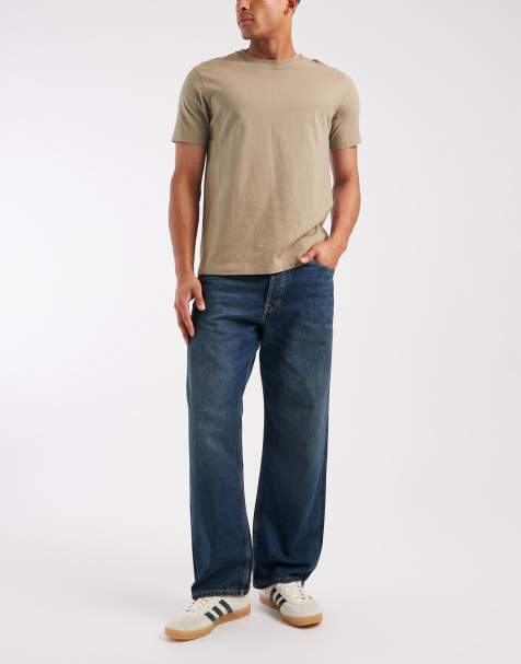 Jack & Jones - Ted - Jeans ampi dritti blu medio - view 1