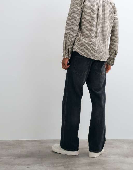 Jack & Jones Ted jeansy relaxed straight w kolorze spranego czarnego, 3 z 5