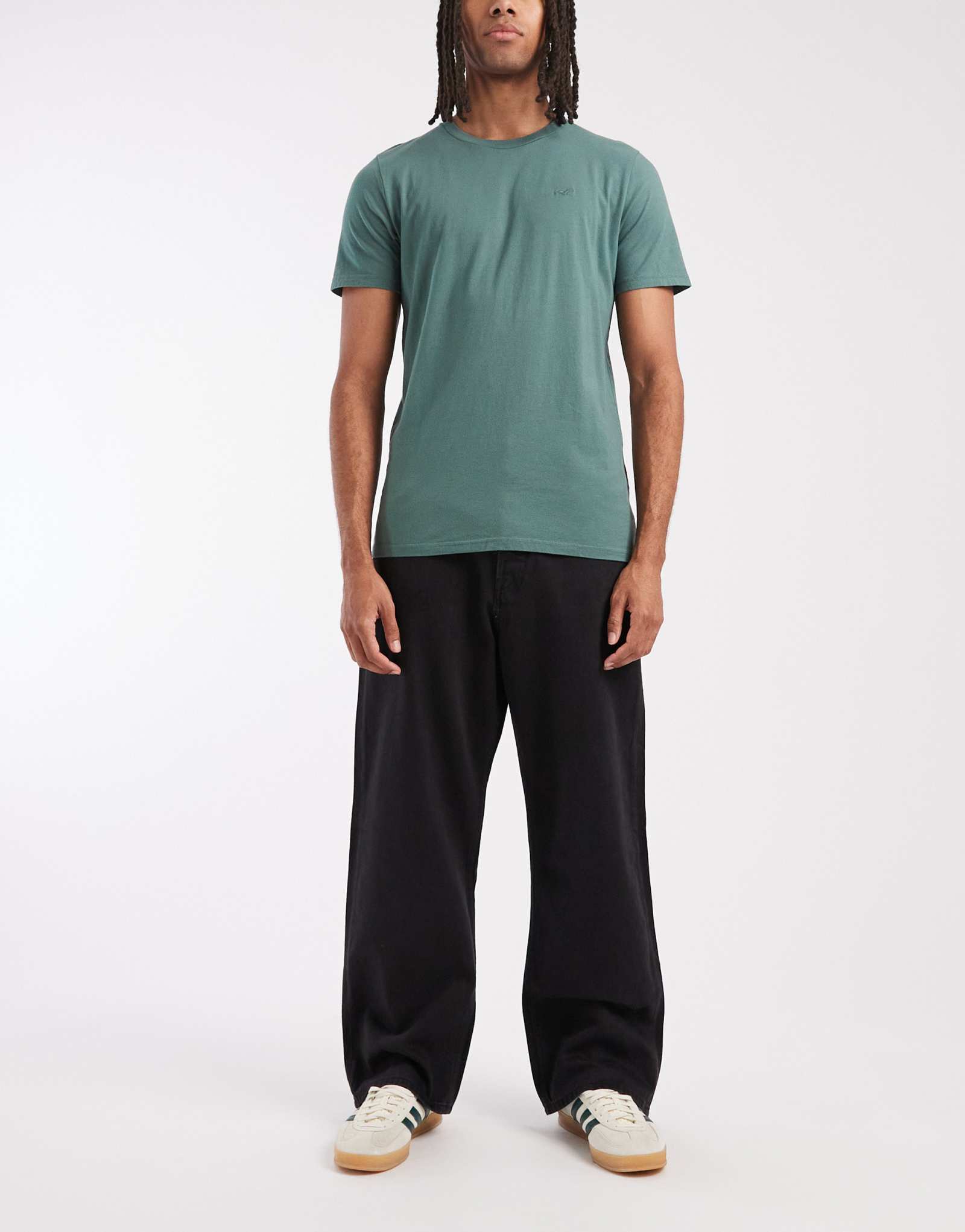 Свободные джинсы с прямыми штанинами Jack &Jones Ted черного цвета