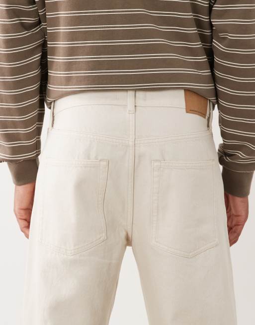 Jack & Jones - Ted - Losse rechte jeans in ecru, 5 van 5