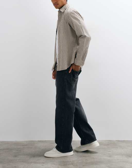 Jack & Jones Ted relaxed straight jeans i vasket sort, 5 af 5