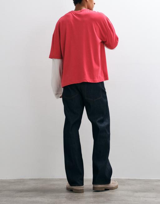 Jack & Jones Ted relaxed straight jeans in indigo wash, 3 of 5