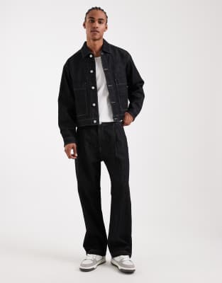 Jack & Jones Ted Relaxed Straight Leg Jeans In Multi