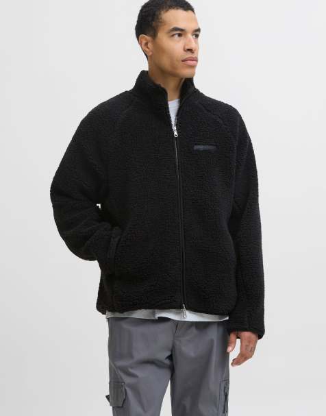 Jack & Jones Teddy jacket in black - view 1