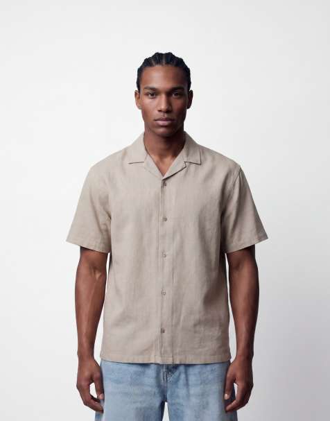 Jack & Jones – Teksturowana beżowa koszula - view 1
