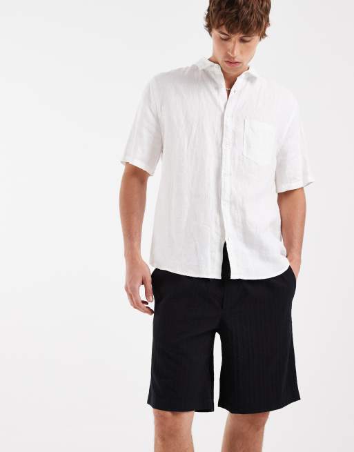 Jack & Jones textured shorts in black, 2 of 5