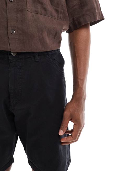 Jack & Jones - Timmermanshort met losse pasvorm in zwart, 5 van 5