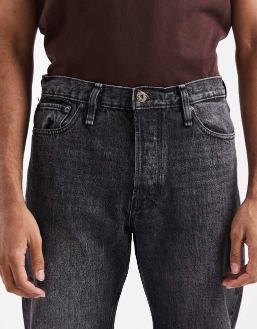 Jack & Jones – Toby – Czarne sprane dzwony jeansowe, 5 z 5