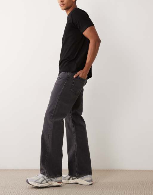 Jack & Jones Toby flare jeans in black denim, 2 of 5