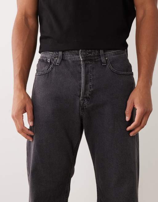 Jack & Jones Toby flare jeans in black denim, 4 of 5
