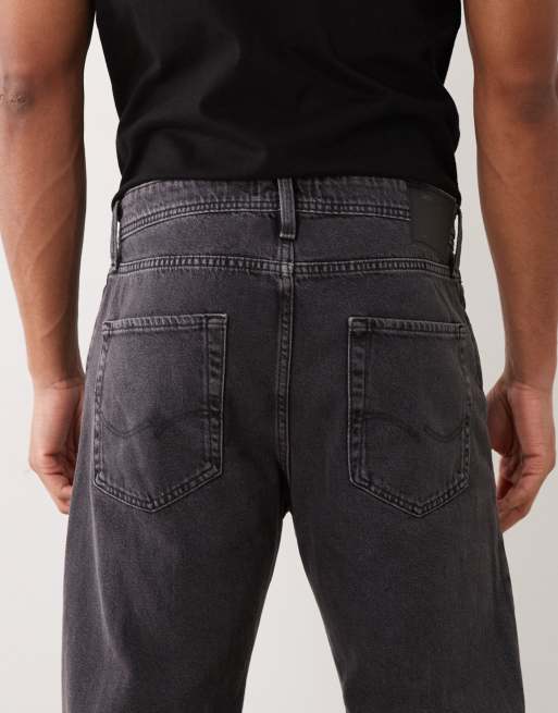 Jack & Jones Toby flare jeans in black denim, 5 of 5