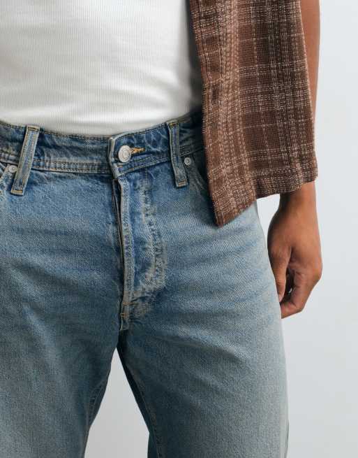 Jack & Jones Toby flare jeans in washed light blue, 4 of 5