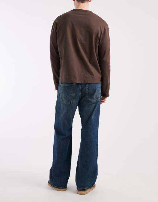 Jack & Jones – Toby – Mellanblå, utsvängda jeans, 2 av 5