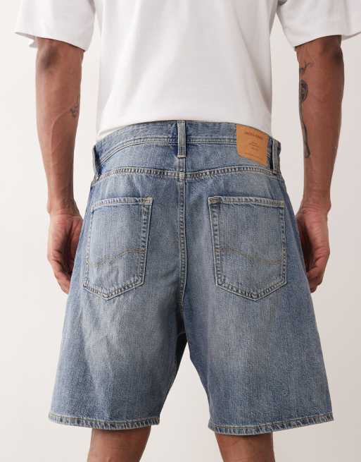 Jack & Jones – Tony – Ljusblå jeansshorts med ledig passform, 4 av 5