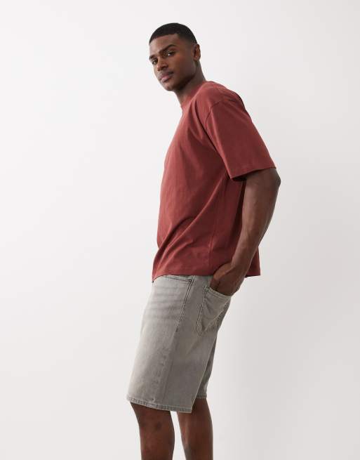 Jack & Jones Tony lockere Denim-Shorts in heller Waschung, 5 von 5