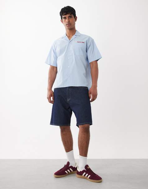 Jack & Jones – Tony – Lockere Jeansshorts in Indigoblau - view 1