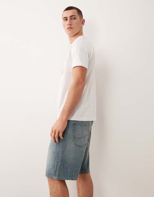 Jack & Jones Tony loose denim shorts in vintage blue, 3 of 5