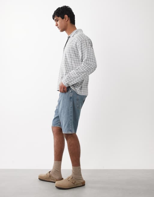 Jack & Jones Tony loose shorts in vintage blue, 2 of 5