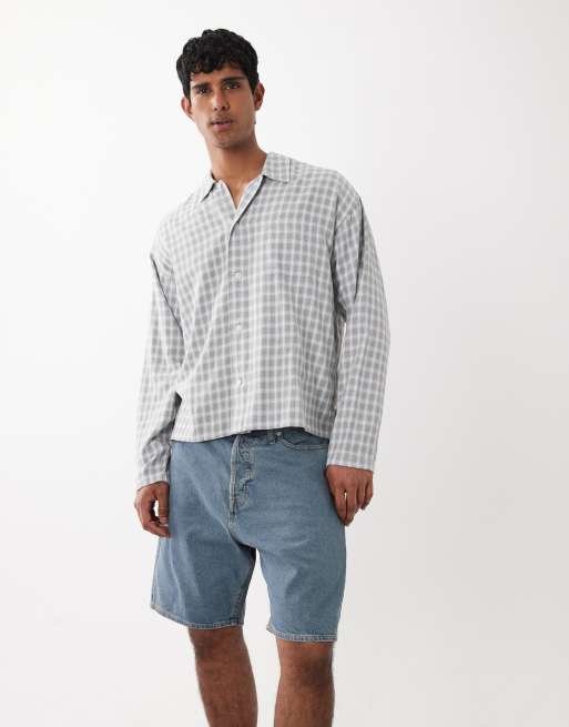 Jack & Jones Tony loose shorts in vintage blue, 3 of 5