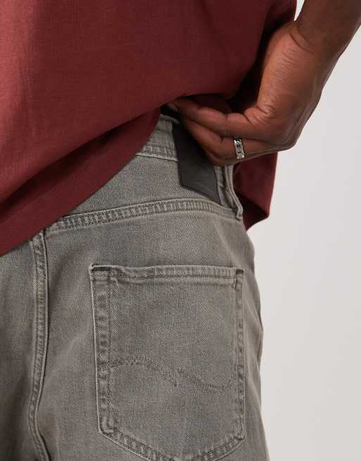Jack & Jones Tony lösa denimshorts i ljus tvätt, 3 av 5