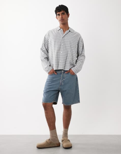 Jack & Jones - Tony - Losse short in vintage blauw - view 1