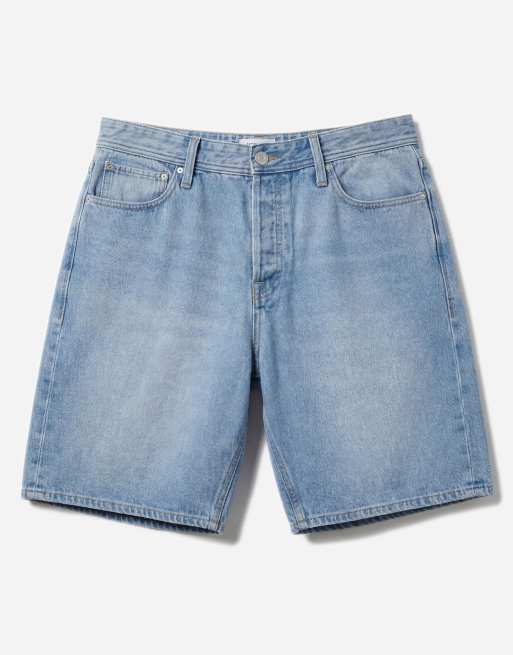 Jack & Jones - Tony - Losvallende denim short in middenblauw, 6 van 12