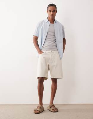 Tony - Maler-Shorts in Cremeweiß Weiß L