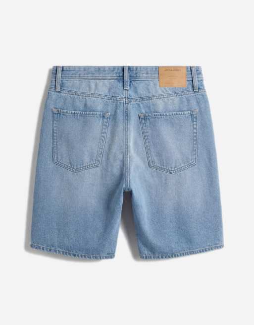 Jack & Jones - Tony - Mellemblå løstsiddende denimshorts, 7 af 12