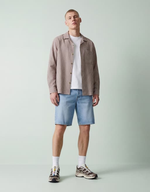Jack & Jones - Tony - Mellemblå løstsiddende denimshorts, 9 af 12