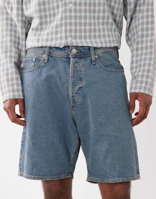 Jack & Jones - Tony - Pantaloncini ampi blu vintage, 4 di 5