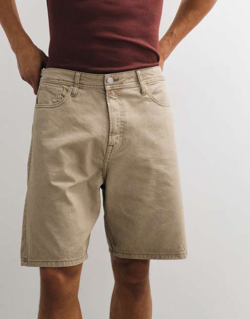 Jack & Jones - Tony - Short ample en jean - Beige, 3 de 5