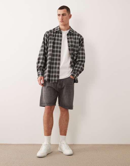Jack & Jones - Tony - Short ample en jean - Gris, 2 de 5