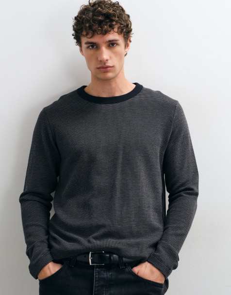 Jack & Jones top de manga larga a rayas negras - view 1