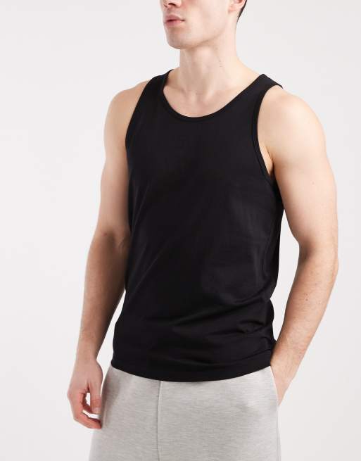 Jack & Jones – Trägershirts in Schwarz, 3er-Pack&nbsp;, 2 von 5