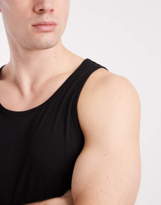 Jack & Jones – Trägershirts in Schwarz, 3er-Pack&nbsp;, 5 von 5