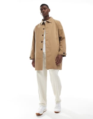 Jack & Jones Trench In Neutral