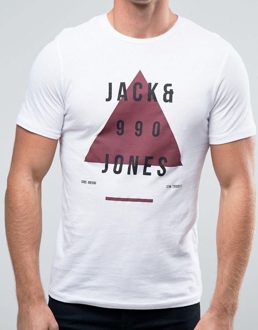 Jack and Jones Jack Jones T Shirt With Triangle Print, $25