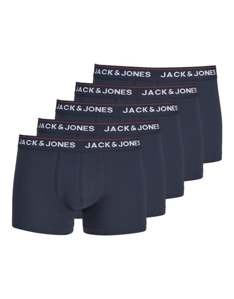 Jack & Jones Trunks in navy - view 1