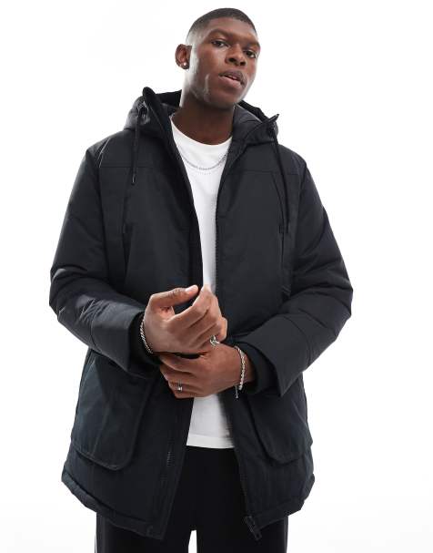 Men s Parka Coats Down Padded Waterproof Parkas ASOS