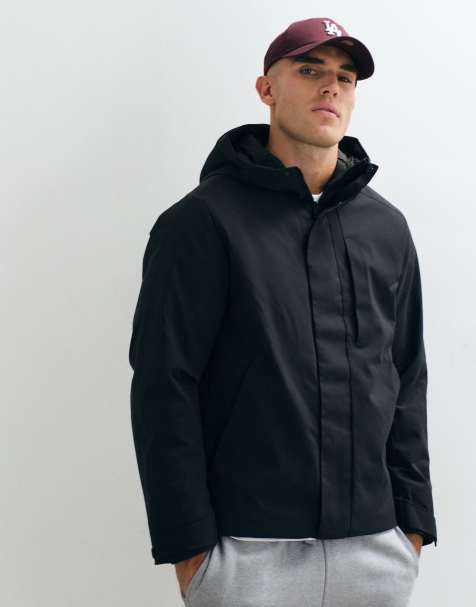 Jack & Jones vandtæt utility-jakke i sort - view 1